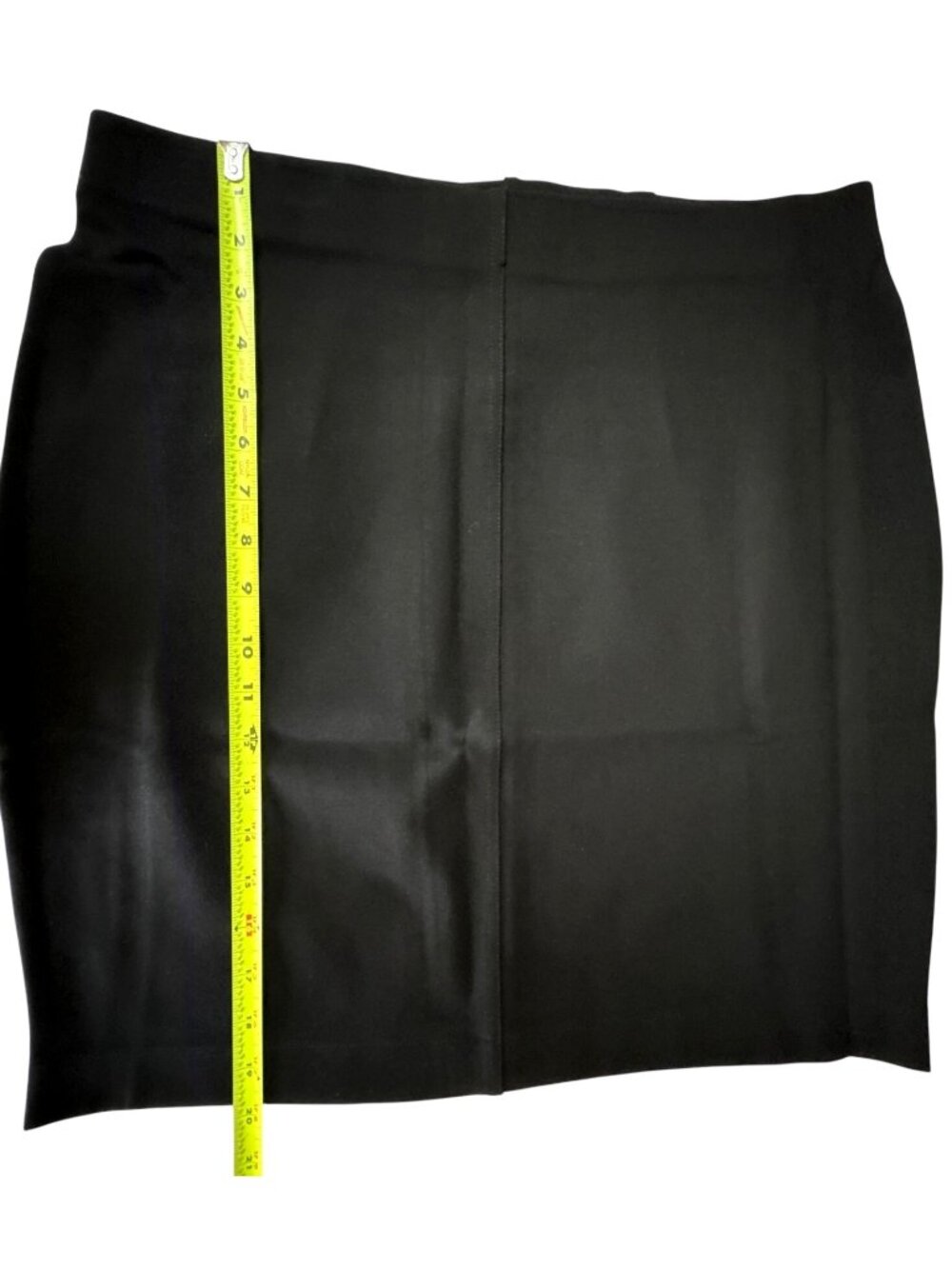 Express Womens Black Ponte Pencil Tailored Stretchy PullOn Seamless Skirt Size L - Picture 8 of 10